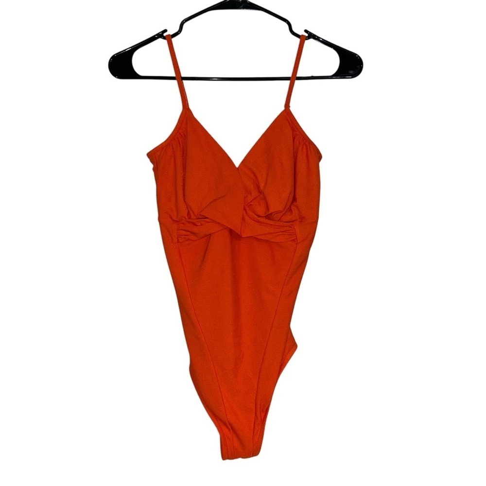 Carol Wior Orange One Piece Swimsuit